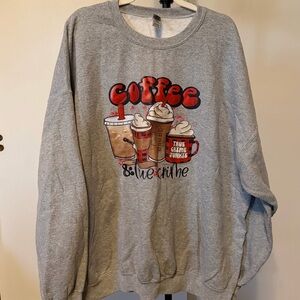 Gildan Gray Graphic Sweatshirt